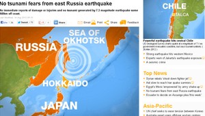 Východné pobrežie Ruska zasiahlo silné zemetrasenie