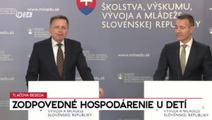 Tlačová beseda k zodpovednému hospodáreniu u detí