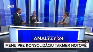 Analýzy 24: Môžeme pomáhať len tak, aby sme neznevýhodňovali druhé skupiny, tvrdí ku konsolidácii Šalitroš