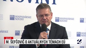 HN Konferencie: eurokomisár Maroš Šefčovič k aktuálnym otázkam