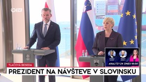 Tlačová beseda prezidenta Petra Pellegriniho k návšteve Slovinska
