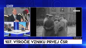 Štúdio 24: 107. výročie vzniku prvej ČSR