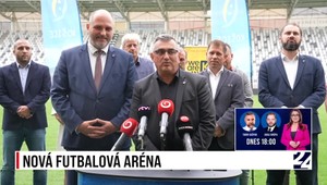 Tlačová beseda o novej futbalovej aréne v Košiciach