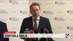 Tlačová beseda ministra pôdohospodárstva Vlčana ku kontrole obilia