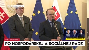Tlačová beseda po rokovaní hospodárskej a sociálnej rady