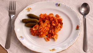 Granadír s restovaným kelom