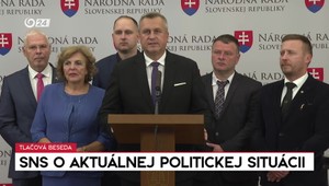 Tlačová beseda strany SNS o aktuálnych politických témach