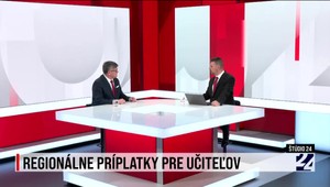Štúdio 24 o regionálnych príplatkoch pre učiteľov