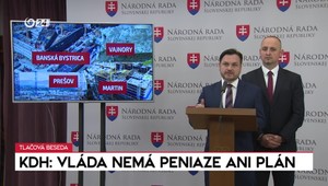 Tlačová beseda KDH: Vláda nemá peniaze ani plán