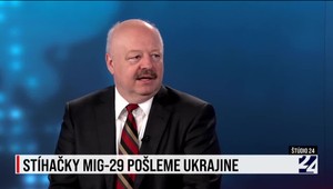 Stíhačky MiG-29 Slovensko definitívne pošle Ukrajine. V Štúdiu 24 generál Pavel Macko