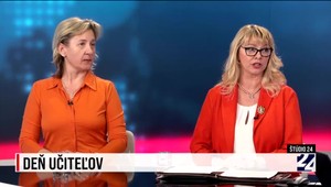 Na Deň učiteľov v Štúdiu 24 Eva Horníková a Soňa Hanzlovičová