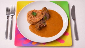 Španielsky vtáčik s cviklovou ryžou