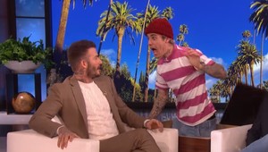 David Beckham strápnil Justina Biebera v priamom prenose!