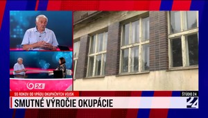 Štúdio 24 o výročí okupácie Československa s historikom Dušanom Kováčom