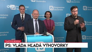 Tlačová beseda Progresívneho Slovenska: Vláda hľadá výhovorky