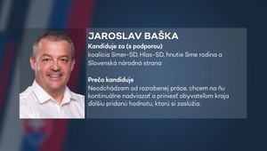 Kandidát na župana v TNSK: Jaroslav Baška