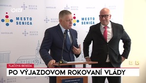 Tlačová beseda po výjazdovom rokovaní