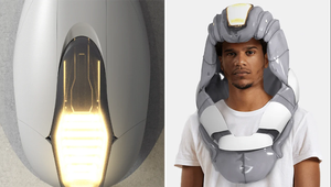 Túto nástennú lampu môžete v prípade zemetrasenia použiť ako ochrannú helmu