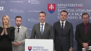 Tlačová beseda ministra školstva k prieskumu spokojnosti vysokoškolákov