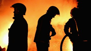 Požiar v osade, šteňa sa pred plameňmi zachránilo