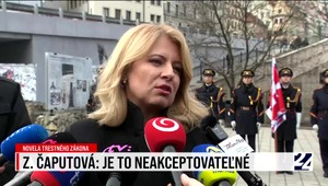 Rozhovor s prezidentkou Čaputovou o obmedzení rozpravy k novele trestného zákona