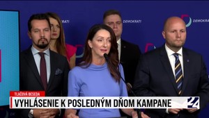 Tlačová beseda strany Demokrati k posledným dňom kampane
