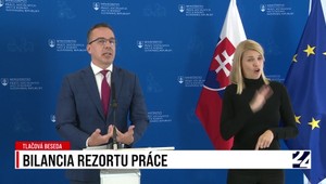 Tlačová beseda ministra Tomáša: Bilancia rezortu práce