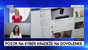 Štúdio 24: Pozor na kyber krádeže na dovolenke