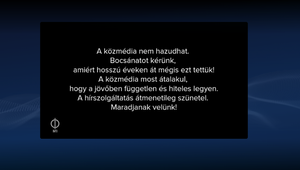 Maďarská verejnoprávna televízia vypla správy: Ospravedlňujeme sa za to, že sme roky klamali!