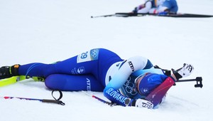 Slovenské biatlonistky v cieli v slzách