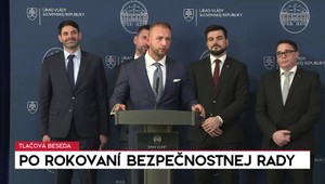Tlačová beseda: Po rokovaní bezpečnostnej rady