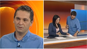 Janko Mečiar sa dusil v živom vysielaní: Správu za neho musela dočítať jeho kolegyňa Andrea!