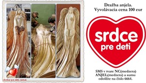 POZOR DRAŽBA! Tento anjel môže byť Váš, pomôžete