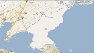 Vojnou hroziaca Severná Kórea: Podľa mapy ani neexistuje