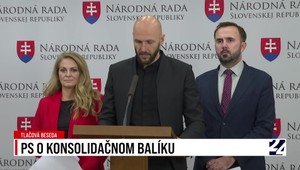 Tlačová beseda strany PS o konsolidačnom balíčku