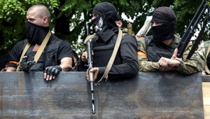 Rebeli obsadili centrálnu banku v Donecku