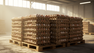 Veľká vajíčková lúpež: Neznámi páchatelia ukradli z farmy 20-tisíc slepačích vajec