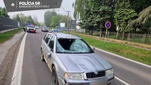 Tragické ráno: Pri nehode prišiel o život cyklista, ktorého zachytilo osobné auto
