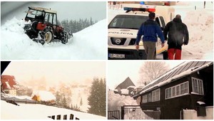 Túto dedinu nenájdete. Je takmer celá pod snehom