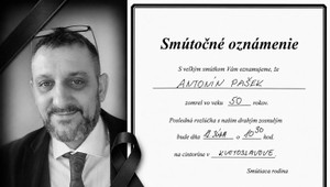 Známy langošár Antonín zomrel v otcovom náručí. Prehovoril o jeho posledných dňoch