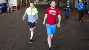 Kondičný tréner Slovákov splnil sľub. Bežal z haly do hotela