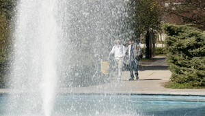 Primátor Trebišova sa pobil, skončil vo fontáne