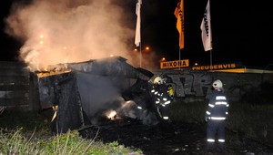 Pri požiari plechovej garáže zomrel bezdomovec