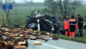 Tri dni po. Svedok nehody našiel na mieste ľudské kosti