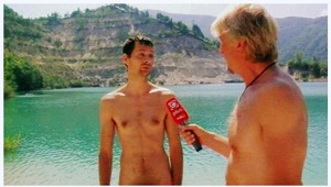 Jožo Kubáni na nuda pláži. Najviac sa páčil rybám