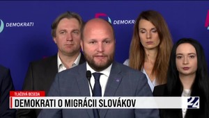 Tlačová beseda strany Demokrati o migrácii Slovákov