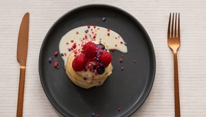 Lievance s malinovou ganache, mascarpone a bielou čokoládou