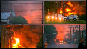 Výbuch vlaku v Kanade si vyžiadal evakuáciu tisíc ľudí