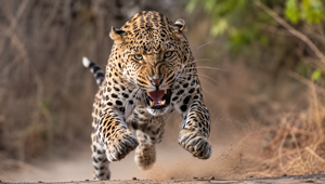 Leopard zabil seniora pred jeho domom. Obeť odvliekol stovky metrov do lesa