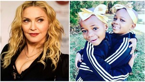 Madonna sa chváli rozkošnými dvojičkami